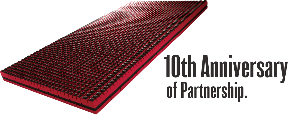 10th Anniversary of Partnership.